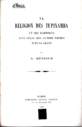 La Religion Des Tupinamba