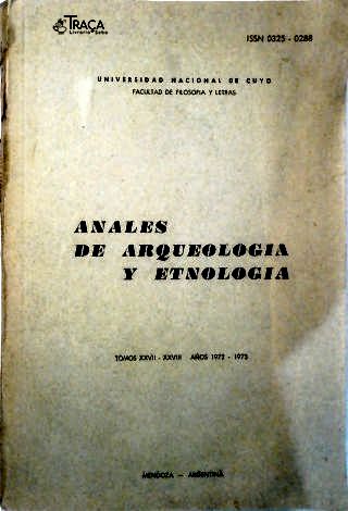 Anales de Arqueologia Y Etnologia - Tomo Xxvii - Xxviii