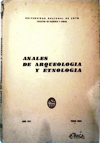 Anales de Arqueologia Y Etnologia - Tomo Xxvi