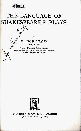 The Language Of Shakespeares Plays