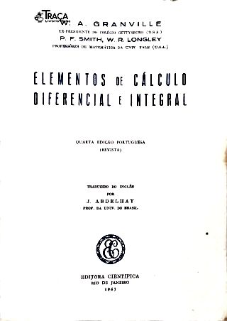 Elementos de Cálculo Diferencial e Integral