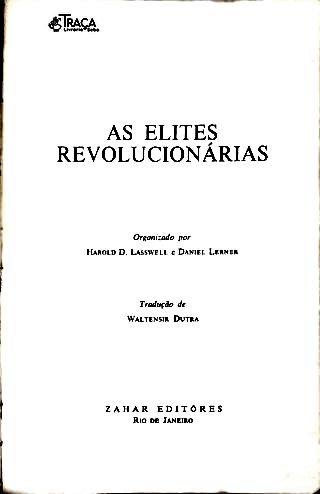 As Elites Revolucionárias