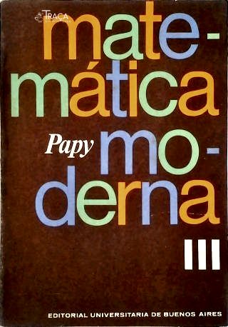 Matemática Moderna - Vol. 3