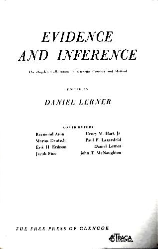 Evidence and Inference
