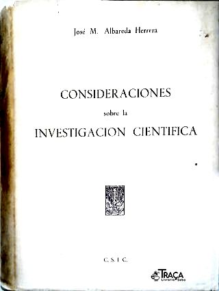 Consideraciones Sobre La Investigacion Cientifica