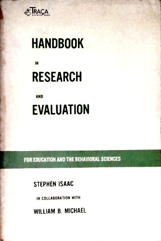 Handbook In Research And Evaluation