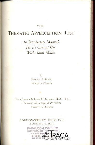 For The Thematic Apperception Test