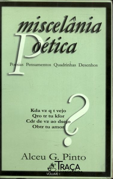 Miscelânia Poética Vol 1