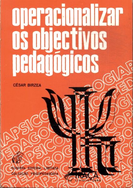 Operacionalizar os Objectivos Pedagógicos