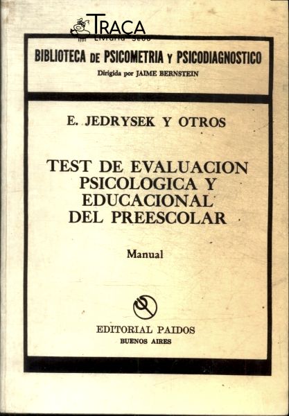 Test de Evaluacion Psicologia Y Educacional Del Preescolar