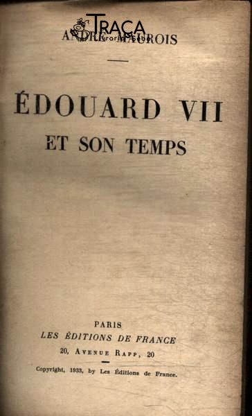 Édouard Vll Et Son Temps