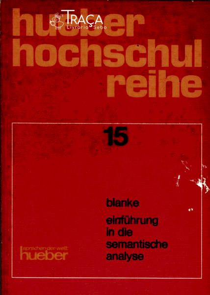 Einfuhrung In Die Semantische Analyse