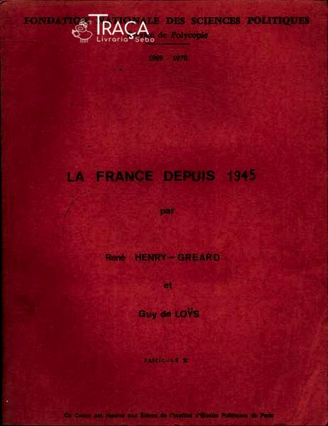 La France Depuis 1945