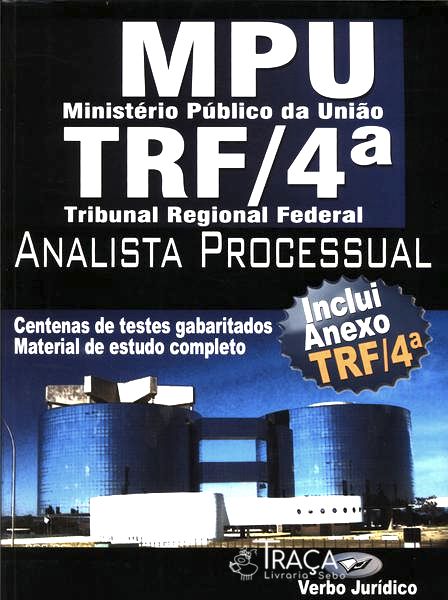 Mpu e Trf 4ª - Analista Processual