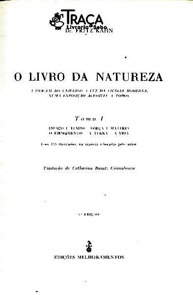 O Livro da Natureza Vol 1