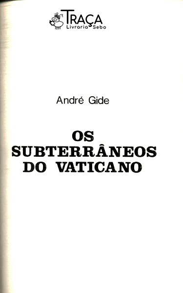 Os Subterrâneos Do Vaticano