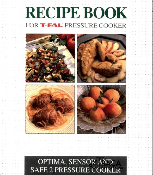 Recipe Book For T-fal Pressure Cooker