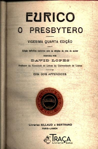 Eurico o Presbytero Vol 1