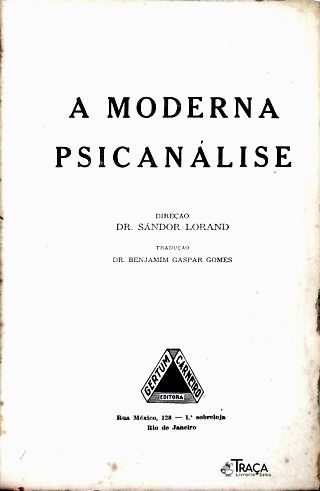A Moderna Psicanálise