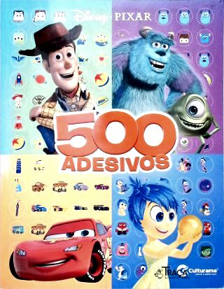 500 Adesivos Disney Pixar (Faltando alguns adesivos)