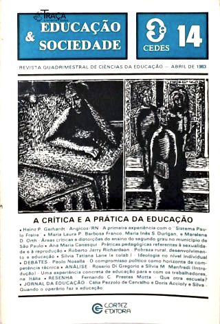 A Crítica e a Prática da Educação