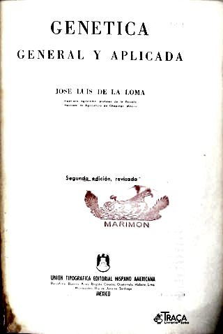 Genética General y Aplicada