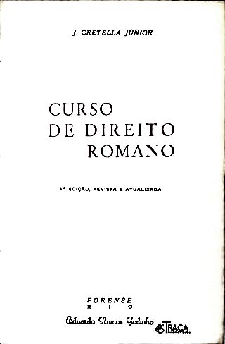 Curso De Direito Romano
