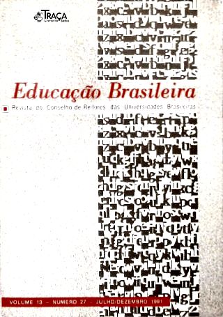 Revista do Conselho de Reitores das Universidades Brasileiras - Vol. 13 n. 27 (Jul/Dez 1991)