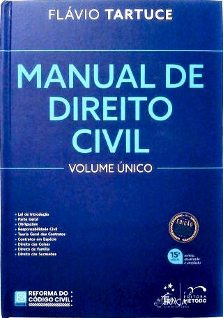Manual de Direito Civil - Vol. Único