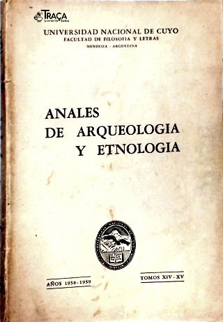 Anales de Arqueologia y Etnologia - Tomo XIV - XV