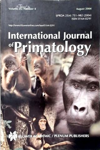 International Journal of Primatology - Vol. 25 N. 4