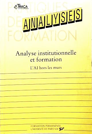 Analyse Institutionnelle et Formation