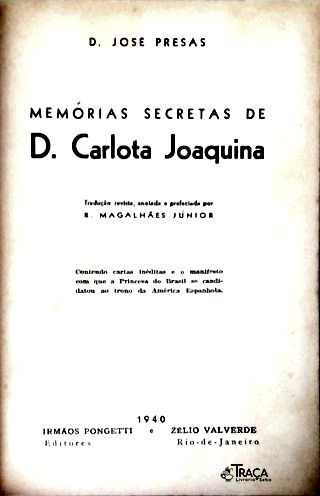 Memórias Secretas De D. Carlota Joaquina