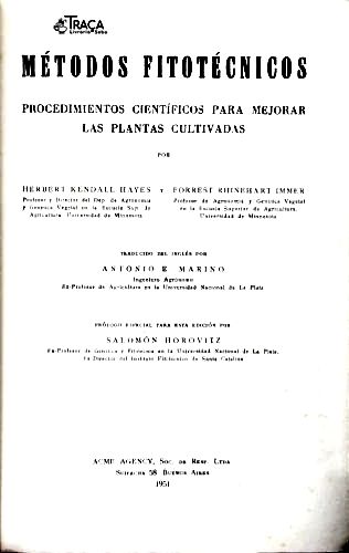 Métodos Fitotécnicos