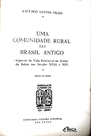 Uma Comunidade Rural do Brasil Antigo